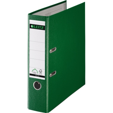 Ordner Leitz 1010 Plastik A4 80mm grün 