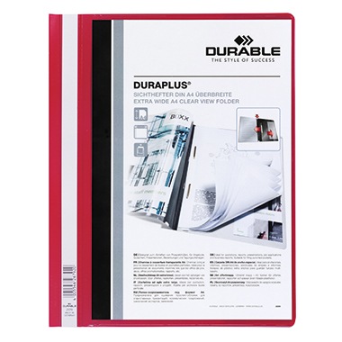Angebotshefter DURABLE 2579 A4 Überbreit rot 