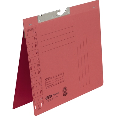 Pendelhefter Elba 100560092 A4 rot 320g/qm, Amtsheftung