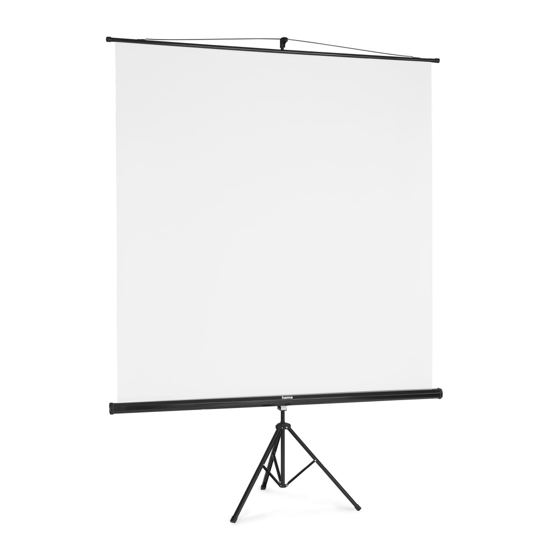 Leinwand Hama mit Stativ 180x180cm weiß 2in1 00021573