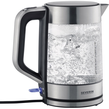 Wasserkocher Severin WK 3420 1,7l 2.200W Glas/Edelst./Kunststoff