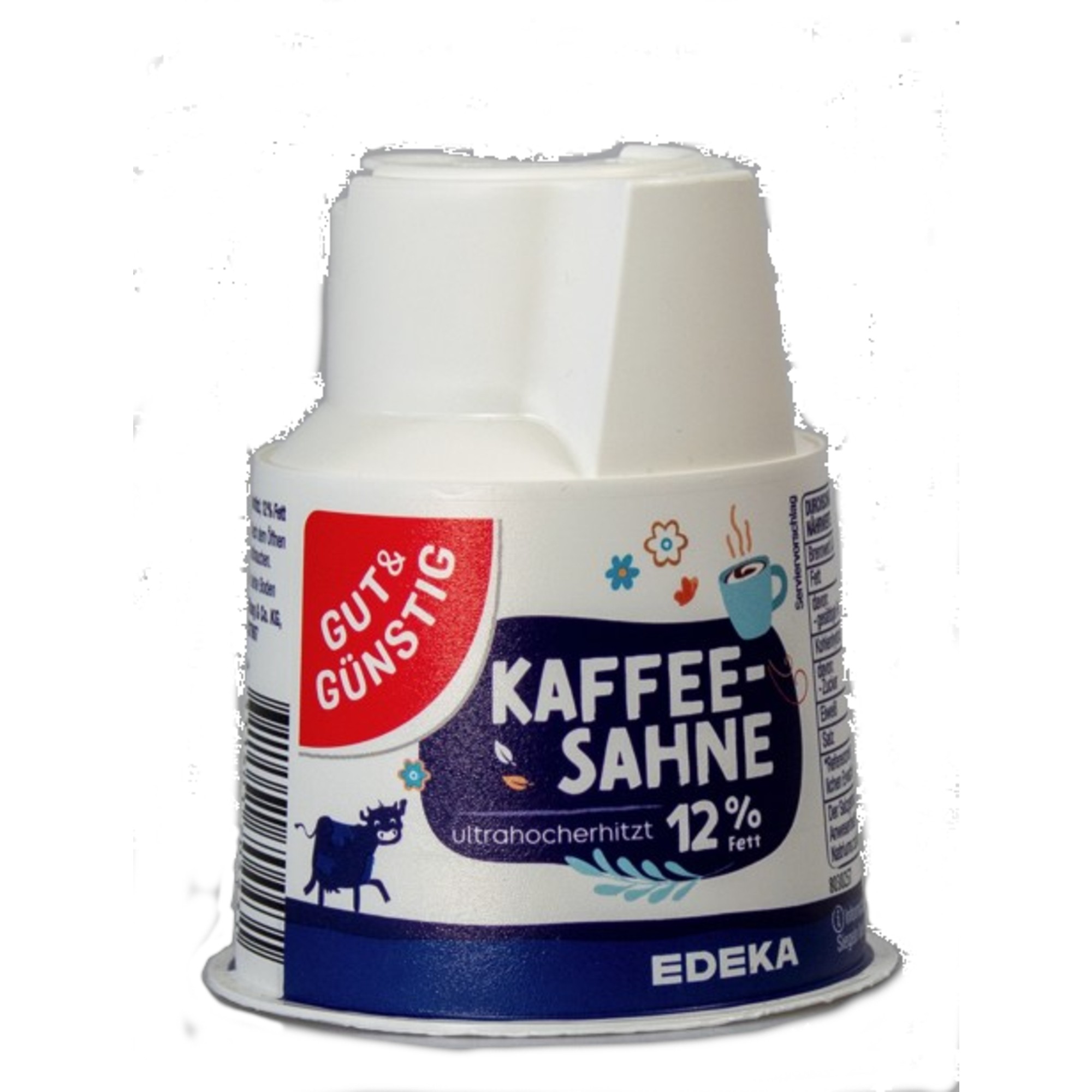 Kaffeesahne G&G 12% 200g Kännchen 