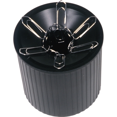Büroklammernspender Helit H6390895 Linear Schwarz