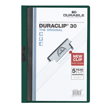 Klemmmappe Durable 2200 A4 petrol 1-30 Blatt