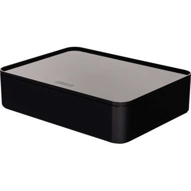 Utensilienbox Allison 1110 jet black stapelbar, mit Innenschale u. Deckel