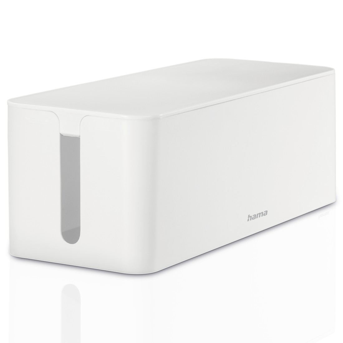 Kabelbox Maxi Hama 221011 Weiß Steckdosenleiste 40x15.6x13,5 cm