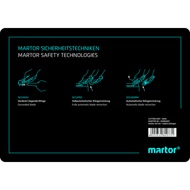 Schneidmatte Martor, 148 x 210 mm 