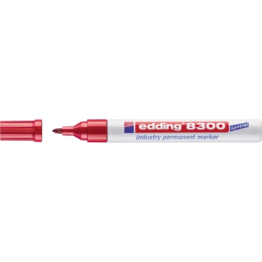 Industriemarker Edding 8300 rot  Industriemarker Edding 8300 rot
