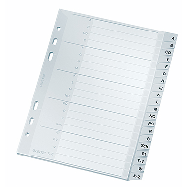 Register Leitz 1265 A5 hoch A-Z 20tlg. Kunststoff