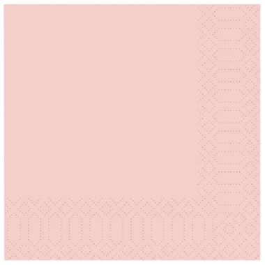 Servietten Duni 3-lagig 33x33cm mellow Rose