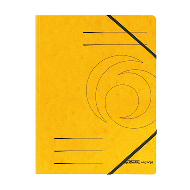 Eckspanner Herlitz 11387164 A4 355g gelb 