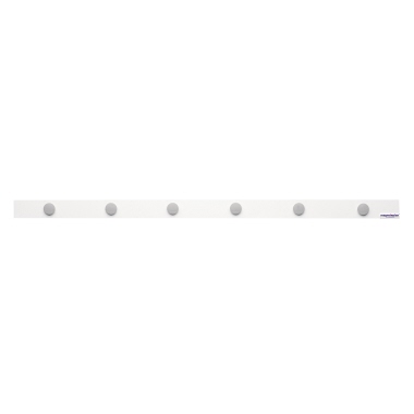 Magnetleiste Holtz 16271M 100x5cm weiß Selbstklebend, Mit 6 Magneten