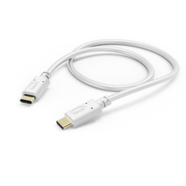 Kabel USB-C auf USB-C HAMA 1,5m weiß Schnellladekabel
