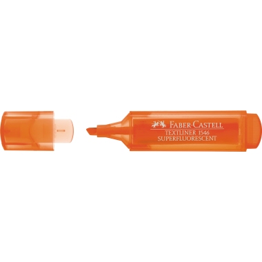 Textmarker Castell 1546 orange superfl- 5mm Keilspitze