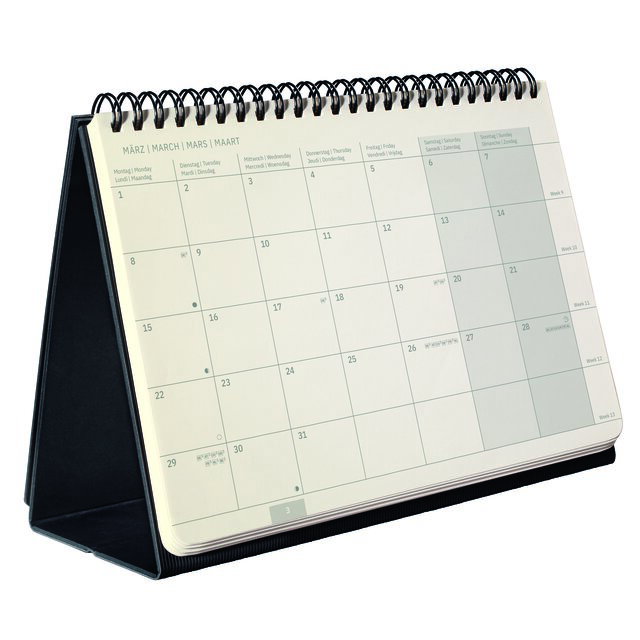 Tischkalender Conceptum A5q 144 S. sw