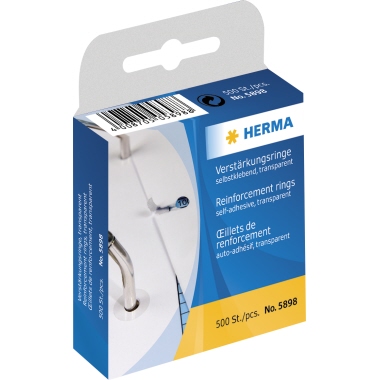 Lochverstärkungsringe Herma 5898 transpa 12mm 500 St./Pack