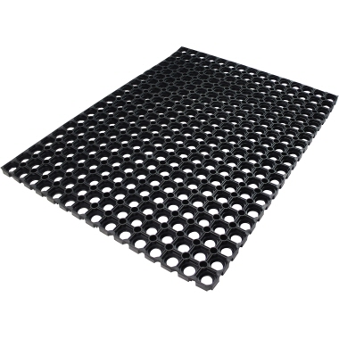 Gummiringmatte 80x120cm schwarz 