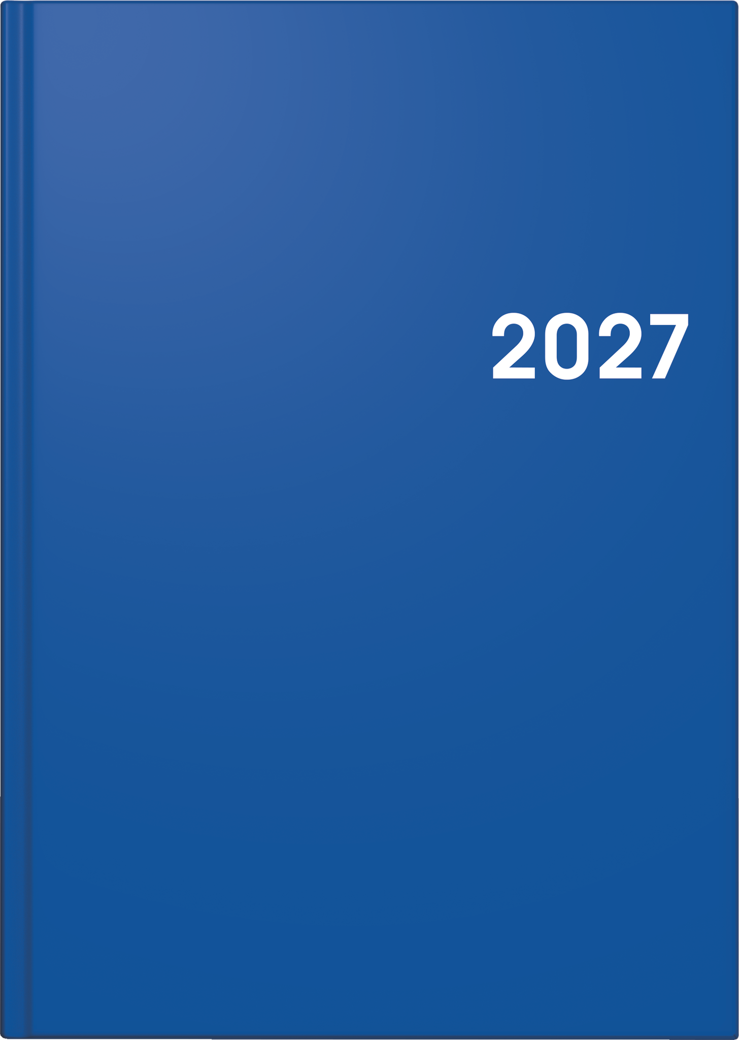 Buchkalender 79561 1S/1T blau 7-23 Uhr, 352 Seiten, Balacron-einband