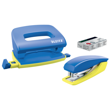 Locher u. Heftgerät Leitz 5599 blau Urban Set