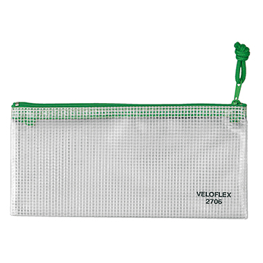 Sichttasche Veloflex A6 PVC 350my transp Arent Mit Reissverschluss