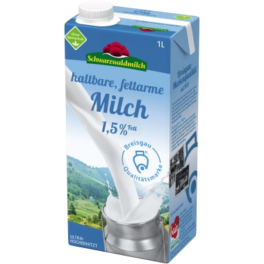 H-Schwarzwaldmilch 1,5% 1 Liter 