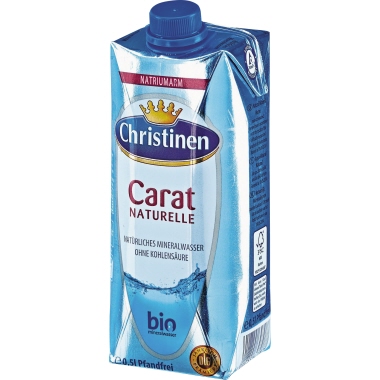 Mineralwasser Christinen 0,5l Tetrapak