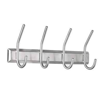 Garderobenleiste ALCO 2841 4 Haken silber