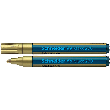 Lackmarker Schneider Maxx 270 1-3mm gold 