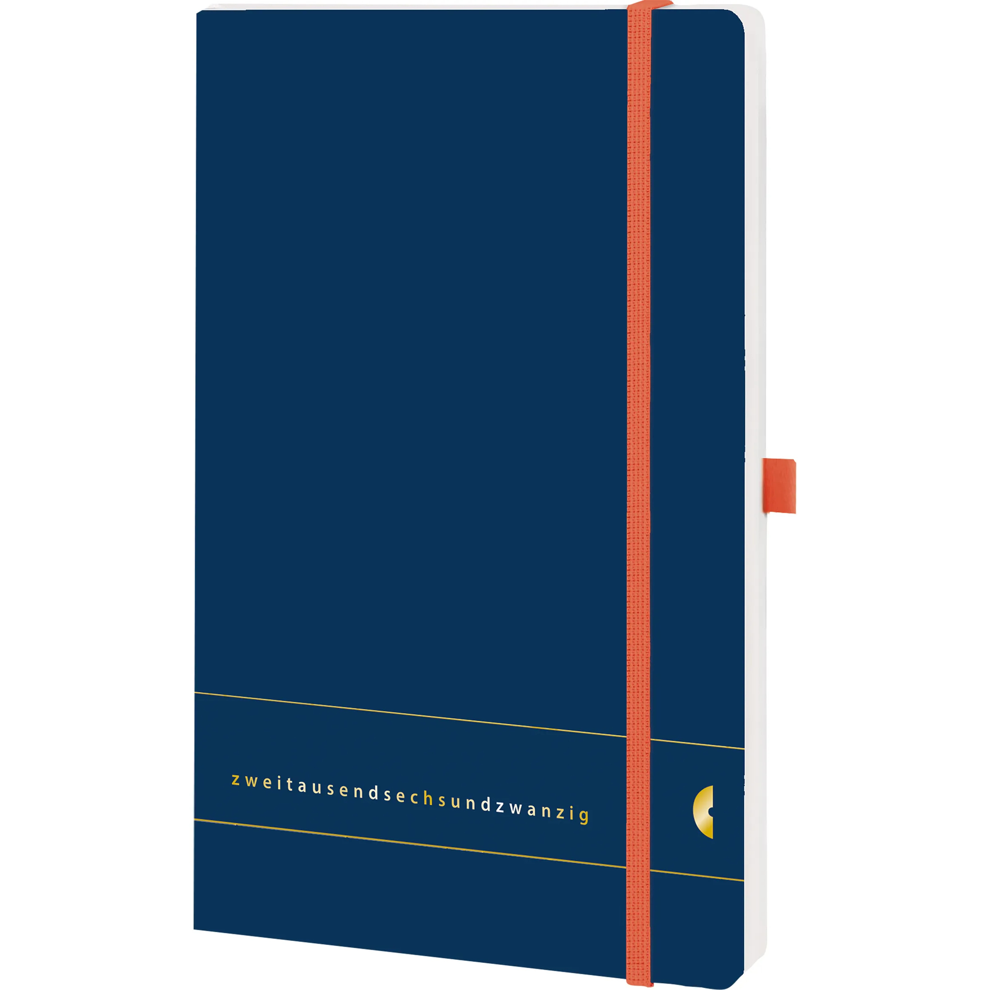 Buchkalender Chronoplan 50485 A5 2 Seiten / 1 Woche dunkelblau
