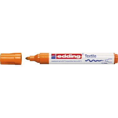 Textilmarker Edding 4500 orange 2-3mm, Rundspitze