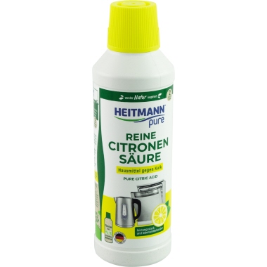 Citronensäure Heitmann 1008288 pure 0,5 Liter Citronensäure Heitmann 1008288 pure 0,5 Liter