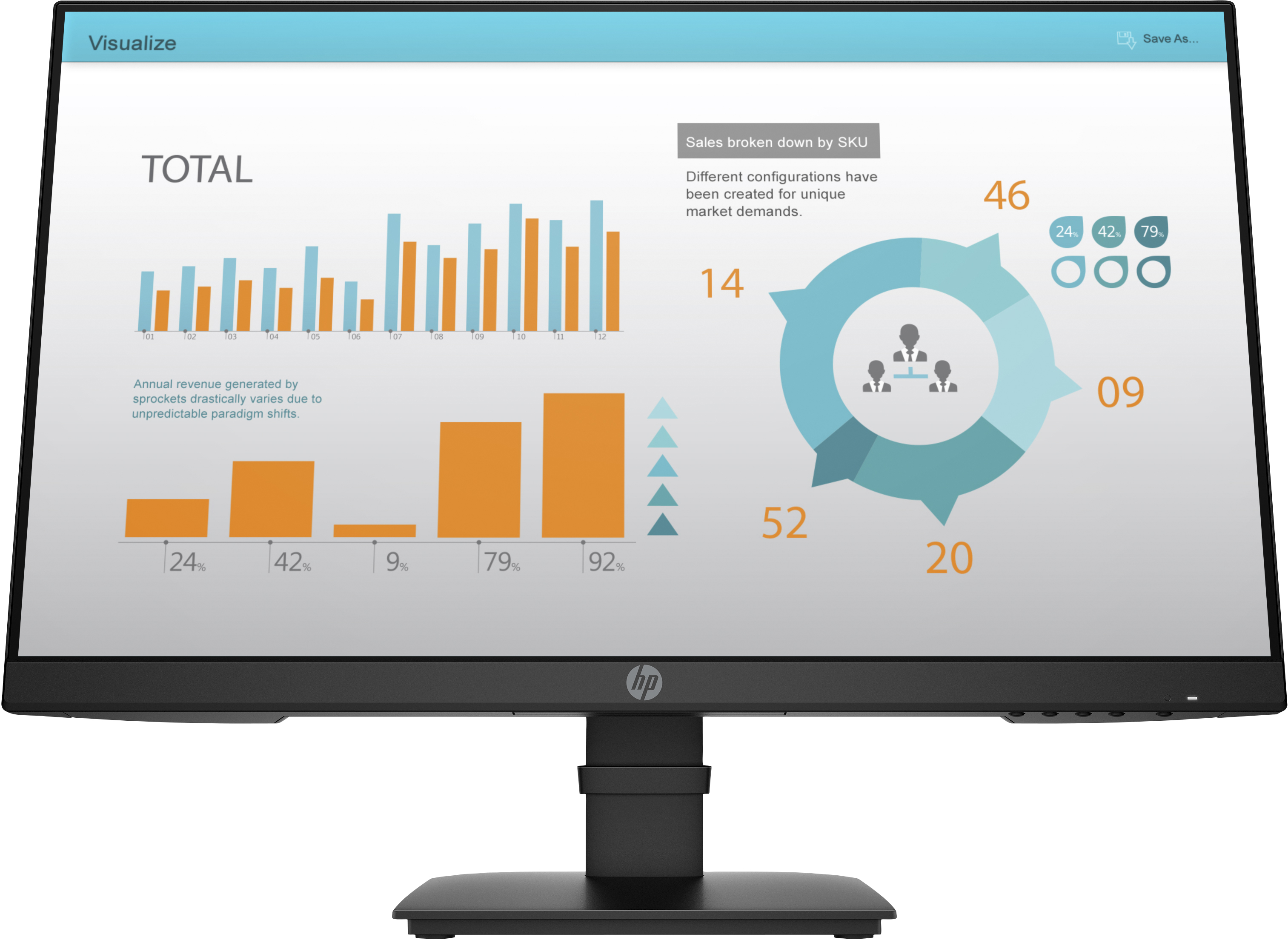 Monitor HP P24 G4 24 Zoll 