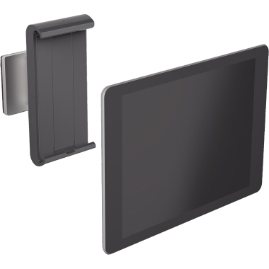 Tabletwandhalter Durable 8933 silber mit Schwenkarm, Tabletgrößen7-13Z.