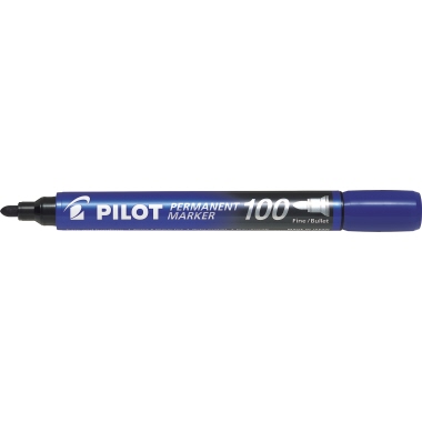 Permanentmarker Pilot SCA-100 blau Rundspitze, Strichbreite 1-4,5mm