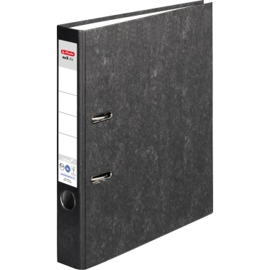 Ordner Herlitz A4 max.file 50mm schwarz Nature