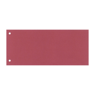 Trennstreifen 10,5x24cm rot 190g recycling 100 Stück 