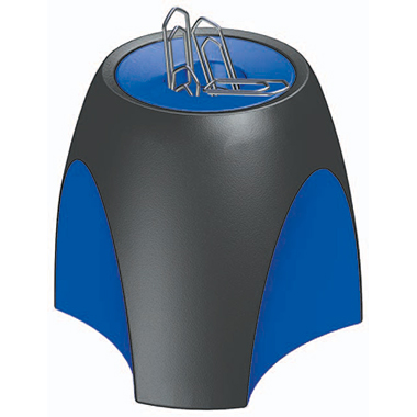 Büroklammernspender Han 1752 schw/blau Schwarz/blau