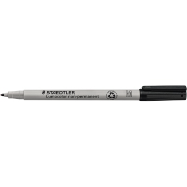 OHP-Marker Staedtler 315M Lumocolor schw Wasserlöslich, 1,0mm