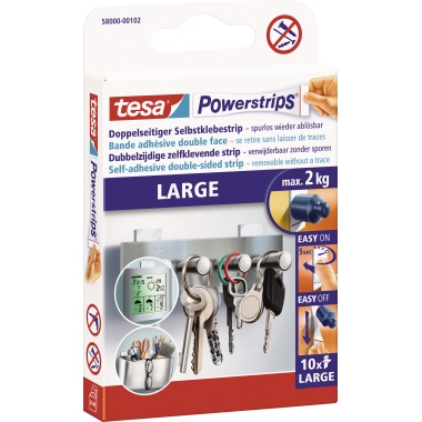 Powerstrips Tesa 58000 weiß 10 Stück