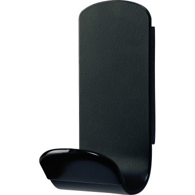 Garderobenhaken Unilux STEELY schwarz 100340733, magnetisch