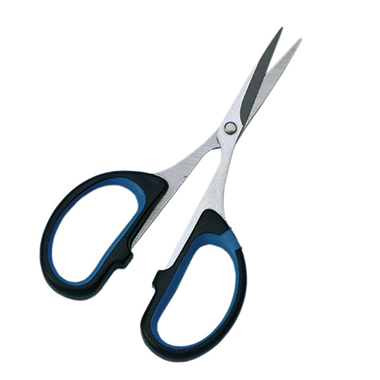 Schere Wedo 9794 Soft Cut 10,5cm 4, Gebürsteter Edelstahl, Spitz Geschlif