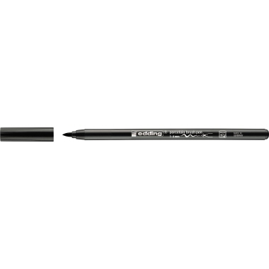 Pinselstift Edding 4200 schwarz 1-4 Mm, Für Das Gestalten Von Porzellan,