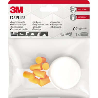 Gehörschutzstöpsel max. 105db orange Bis