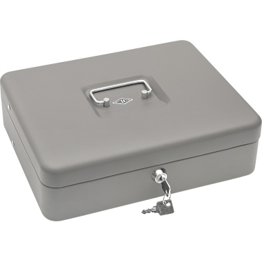 Geldkassette Wedo 149858012 grau Standard Plus, Mit Geldscheinbügeln, 137