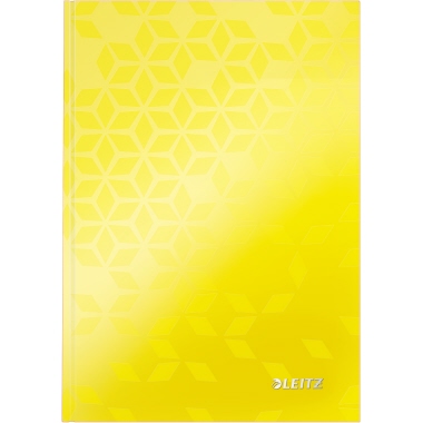 Notizbuch Leitz 4628 A5 80Bl. kar. gelb 
