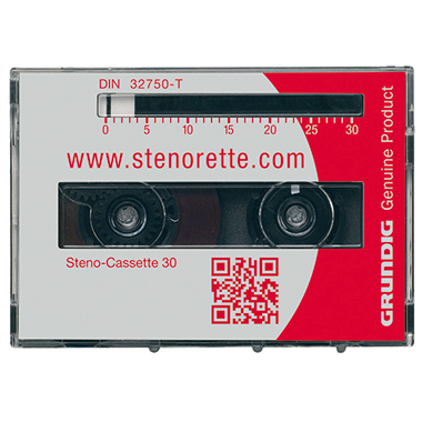 Stenocassette Grundig 30 Aufzeichnung 