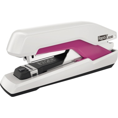 Heftgerät Leitz 5000 SO60 weiß/pink Supreme Omnipress, Geringer Kraftbedarf