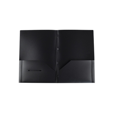 Angebotsmappe Foldersys 10001 A4 schwarz 2 Innentaschen