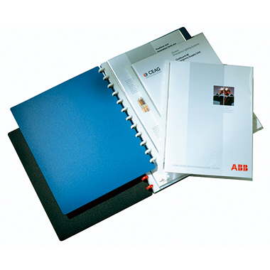 Sichtbuch Duralook 242601 A4 schwarz 20 Hüllen