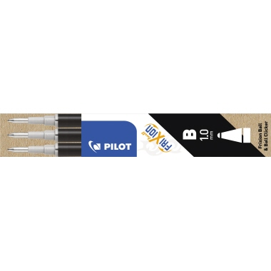 Tintenrollermine Pilot 2259 BLSFR10 sw Strichbreite 1,0mm 3er Set